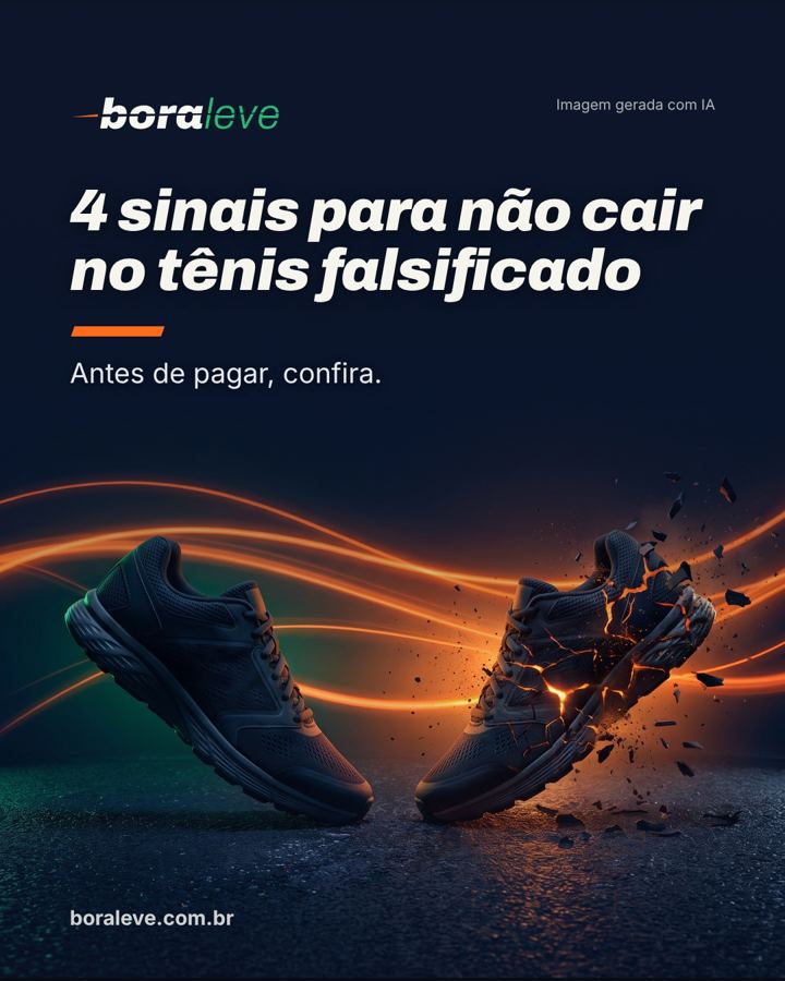 Capa do guia Como evitar tênis falsificado: 4 sinais antes de pagar. Imagem gerada com IA.