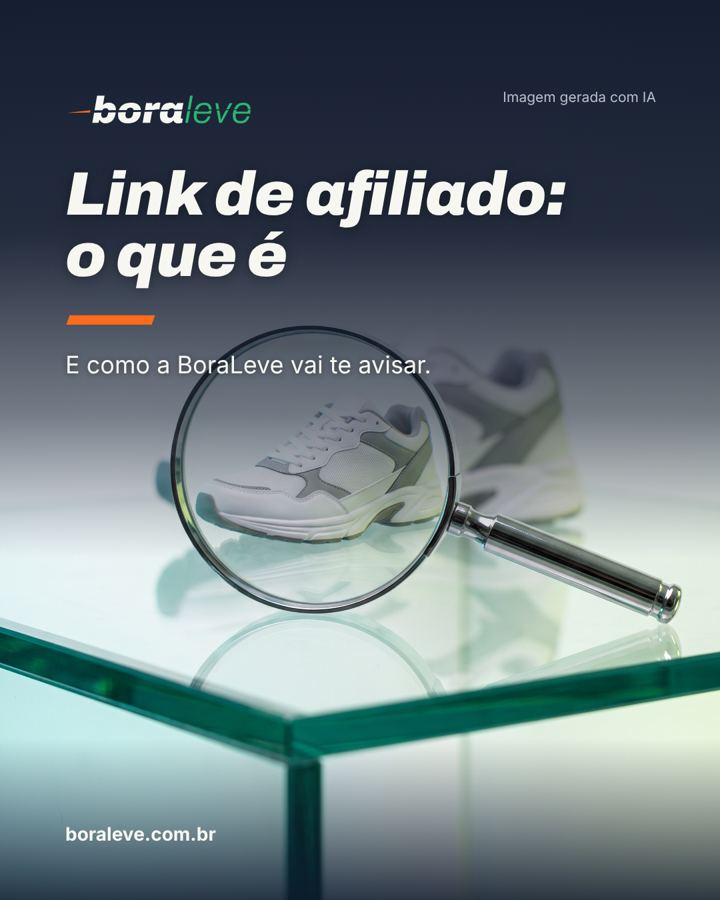 Capa do guia Link de afiliado: o que é e como a BoraLeve identifica. Imagem gerada com IA.