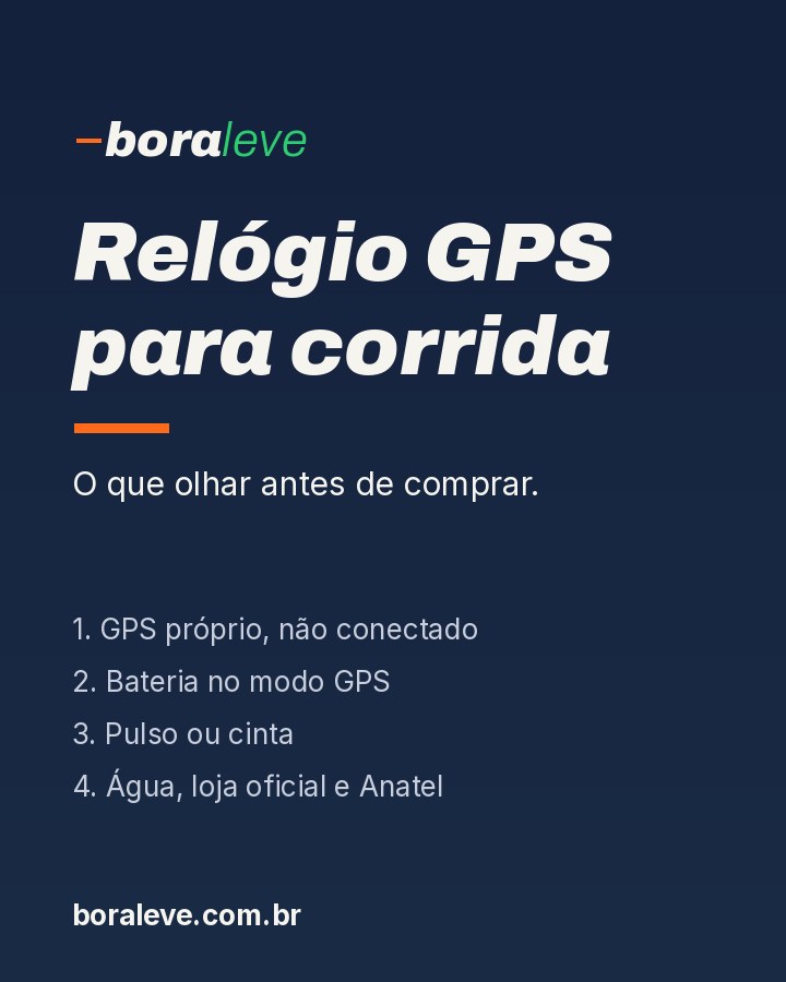 Capa do guia Relógio GPS para corrida: o que olhar antes de comprar.